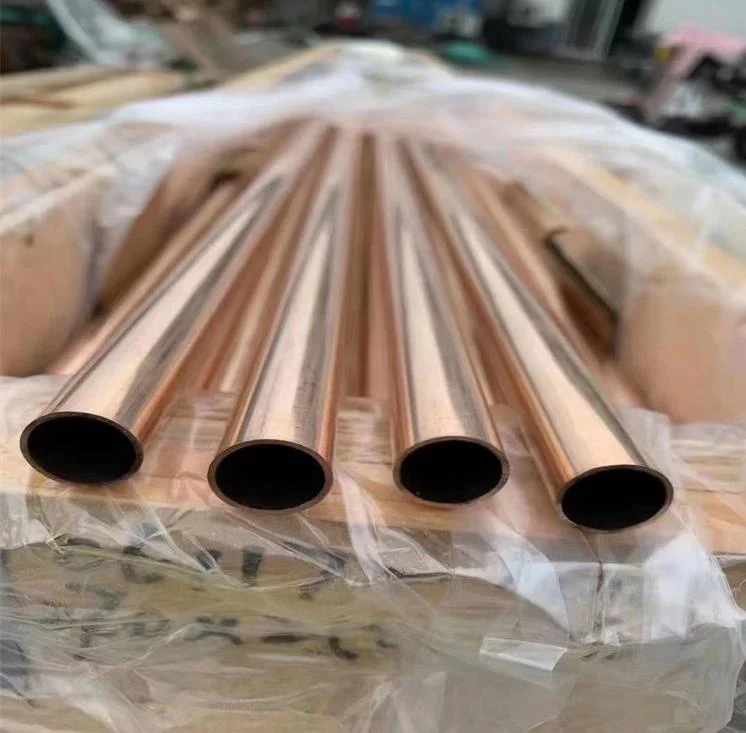 large thick walled copper tube pure copper round pipe for Hardware precision machining