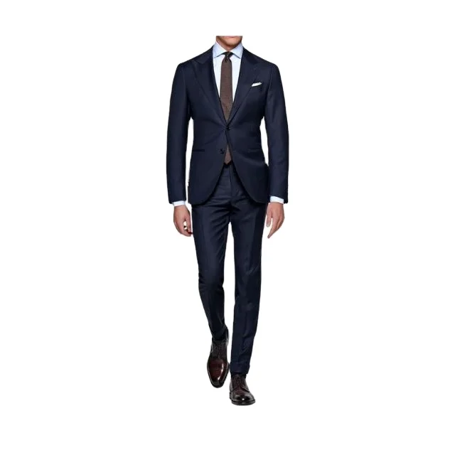 High-quality cashmere wool breathable anti-wrinkle suits for year-round fashionable OEM service anti-shrink fashionable suits