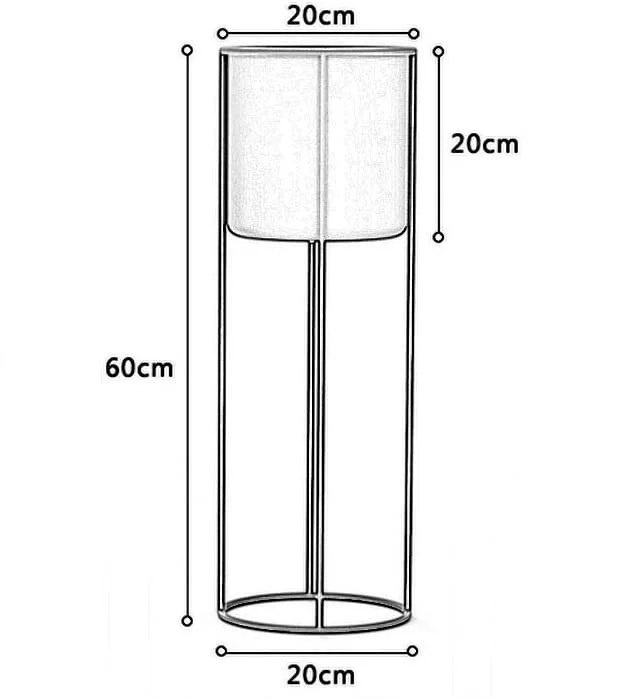 Plant Stand Set - 3-Piece Modern Planter with Tall Metal Stand - Decorative Standing Flower Pot Holder Indoor Outdoor.