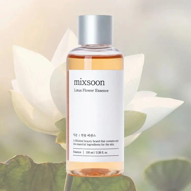 Mixsoon Lotus Flower Essence 100ml Korean Skin Care Toner Essence Serum OEM ODM Private Label