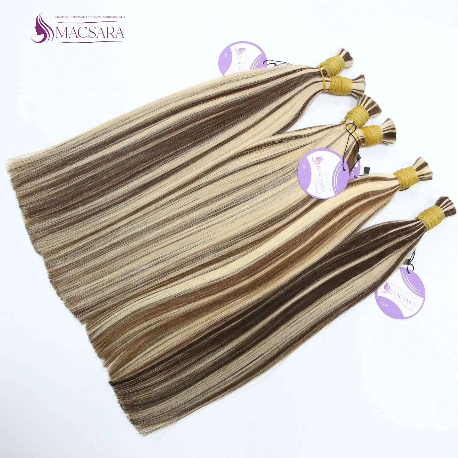Оптовая продажа 100% cabello humano Coletas объемные волосы для наращивания CABELLO DE LA FABRICA EXTENSIONES MACSARA