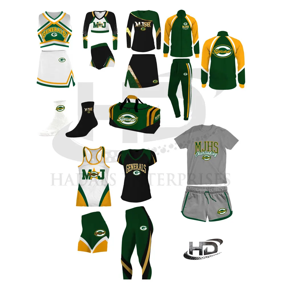 High Quality Quick Dry Cheerleading Uniform Light Weight Solid Color Cheerleading Pleaded Skirts