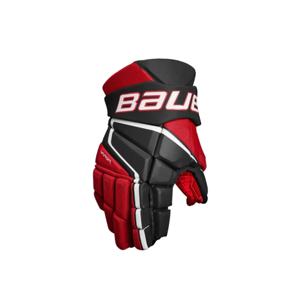 Multi color red black durable palm ice hockey gloves customize cheap price
