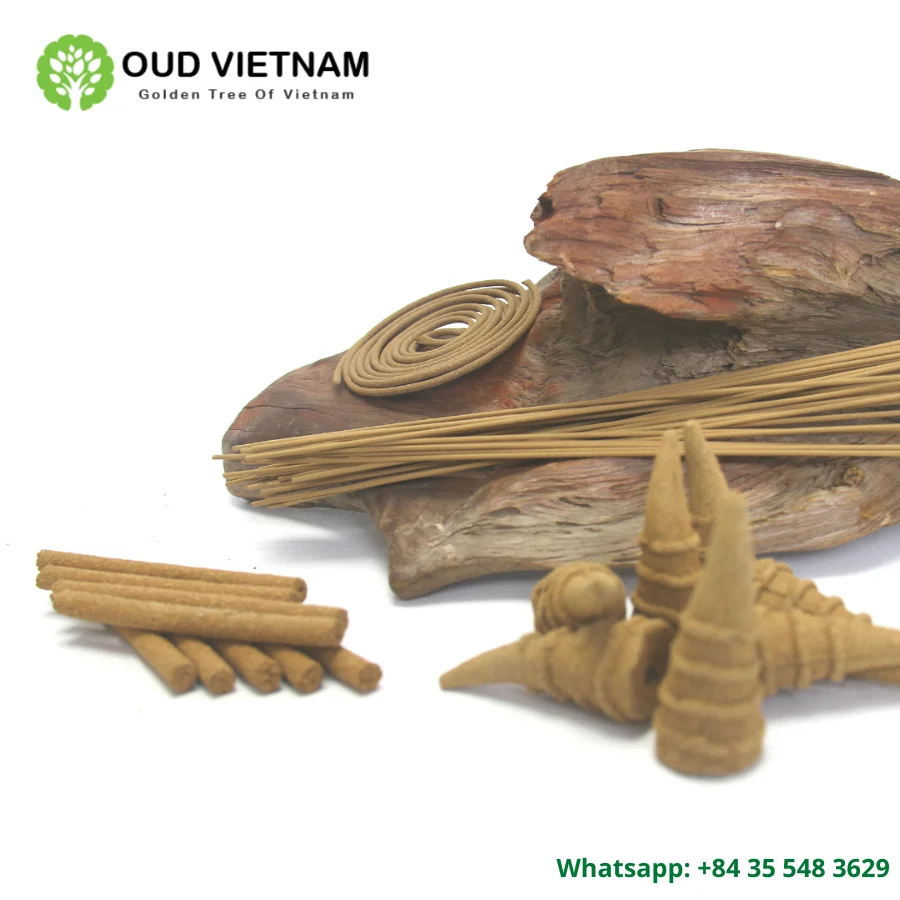 Supplier Oud Vietnam High Quality Pure Agar OUD Wood Incense coil  for Home Decoration Fragance