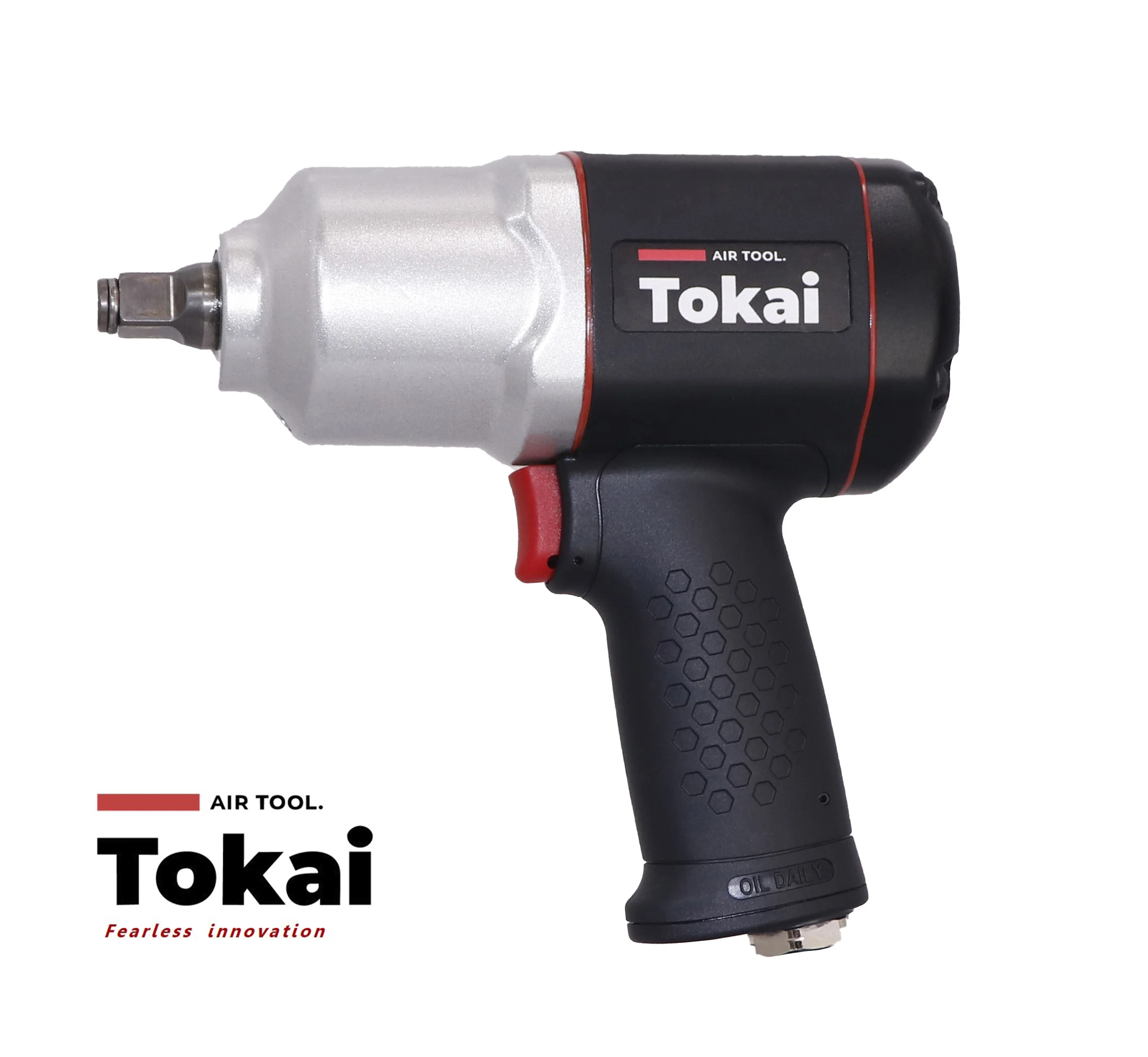 1/2 Composite Air Impact Wrench Twin Hammer 8500 RPM Pneumatic Impact Wrench for Car Repair Maintenance