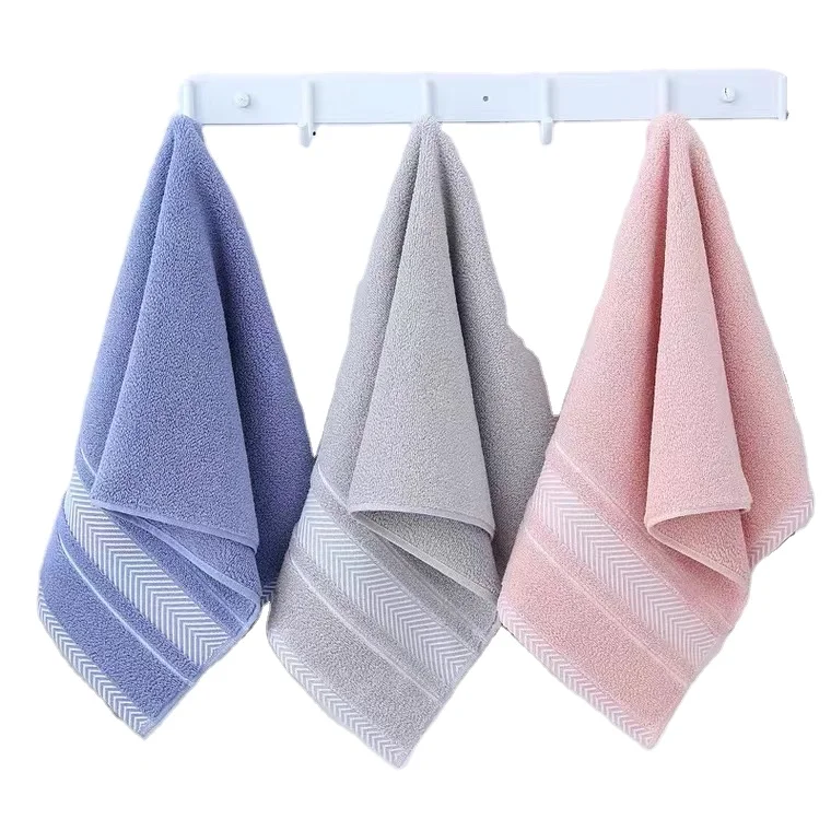 Hot sale customized private label gift set soft hotel Pure cotton bath towels sets for home and hotel best quality cotton towels