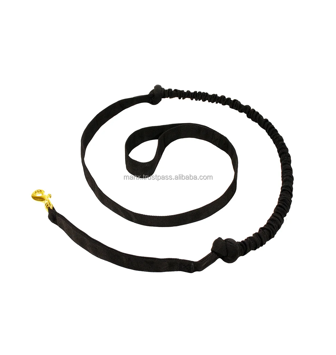 Hands free dog bungee leash for canicross, bikejoring, jogging with shock absorber