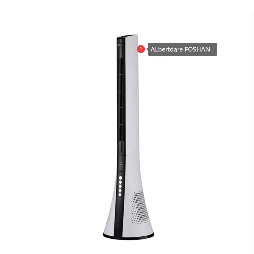 High speed stand fan 43 inch electric tower fan air cooling 3D  model tower fan with remote control