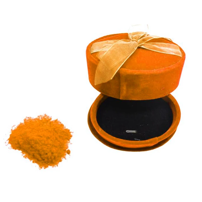 Custom Order 0.6mm 1.5D Orange Color Polyamide Flock Fiber Nylon Fiber EGP-CP6371 Customizable