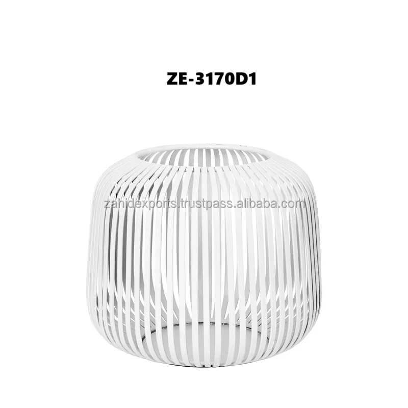 Stainless Steel Candle Lantern - Hot Sale Elegant Design Metal Votive Holder Simple