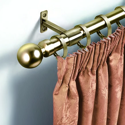 Flexible Angle Adjustment Curtain Rod For Bay Window with High End Looking