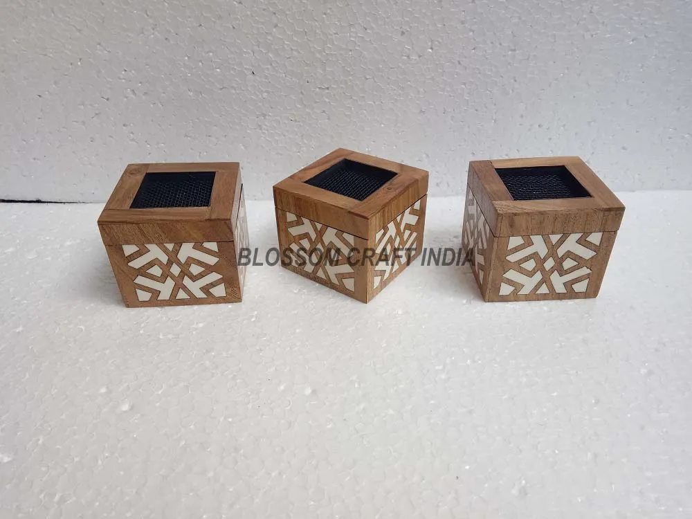 Курильница для благовоний ручной работы Арабская традиционная деревянная курильница из Индии