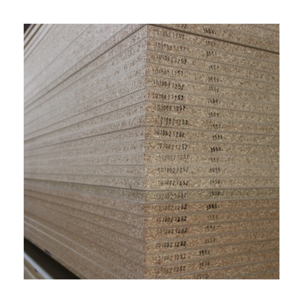 Wholesale Double Side One side melamine faced particle board Chipboard okal pb Size 4x8ft 1220x2440mm from 9mm to 25mm timber