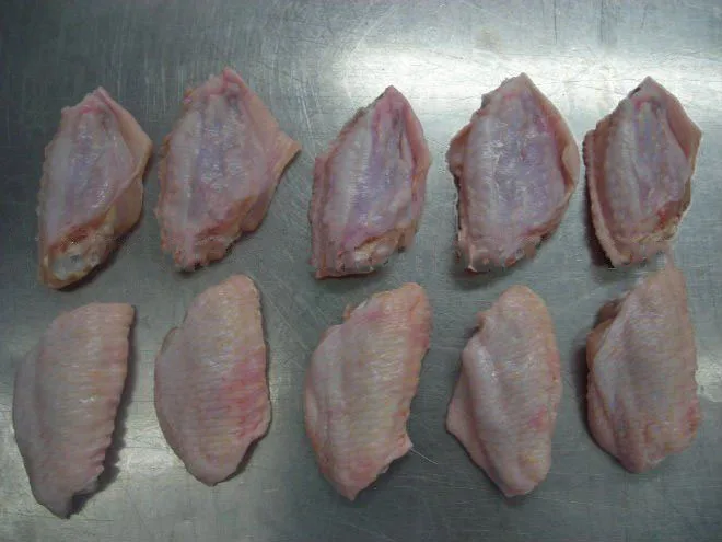 HALAL FROZEN CHICKEN 2/3 JOINT WINGS - MID WINGS FROM BRAZIL