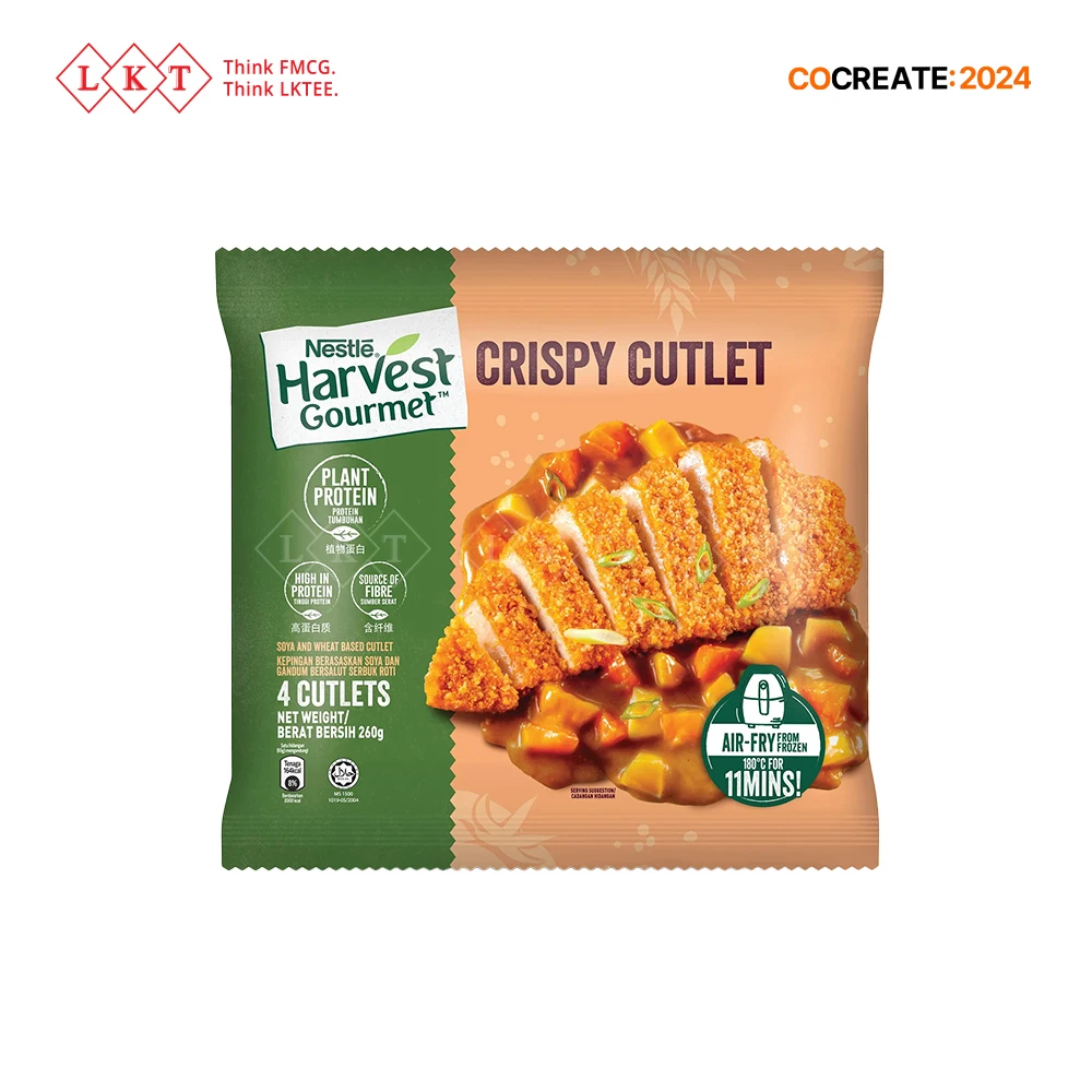Harvest Gourmet Creamy Curry Puffs 300G Plant Based Instant Fried Food Products Malaysia Direct Factory Wholesale Export