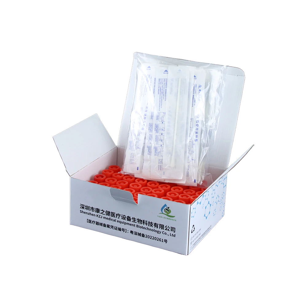 Disposable Medical Hospital 5 10 20 30ml Sampling Throat Nasal Swab Sample Collection Tube Vtm Test Kit