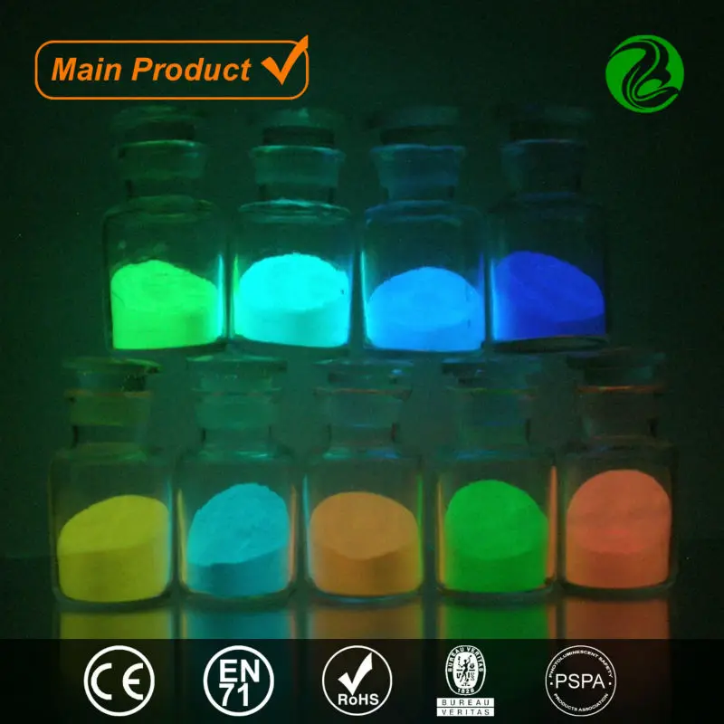 Glow In The Dark Powder Photoluminescent Pigment For Clothing Stone Paint Embroidery Vinyl Hat