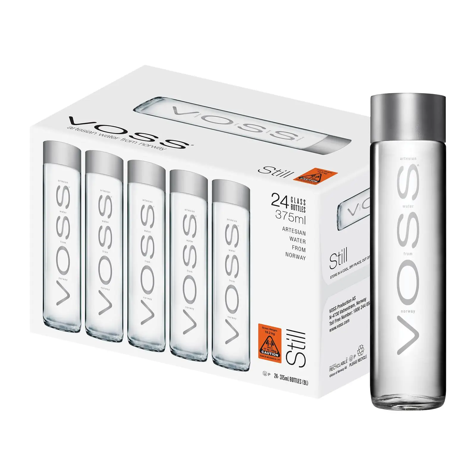 Voss mineral water 250ml 300ml 350ml 500ml 1000ml