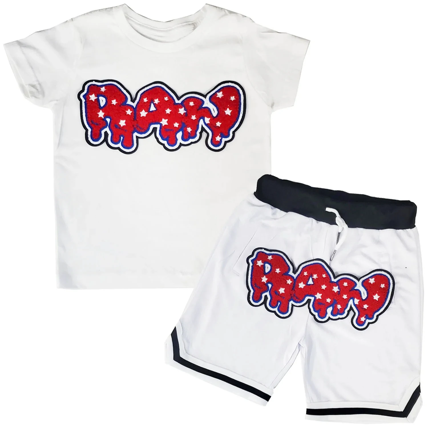 Hot Sale Kids Tshirt Summer shorts Fashion Custom Printing Logo Casual Children High Quality Cotton Tshirt