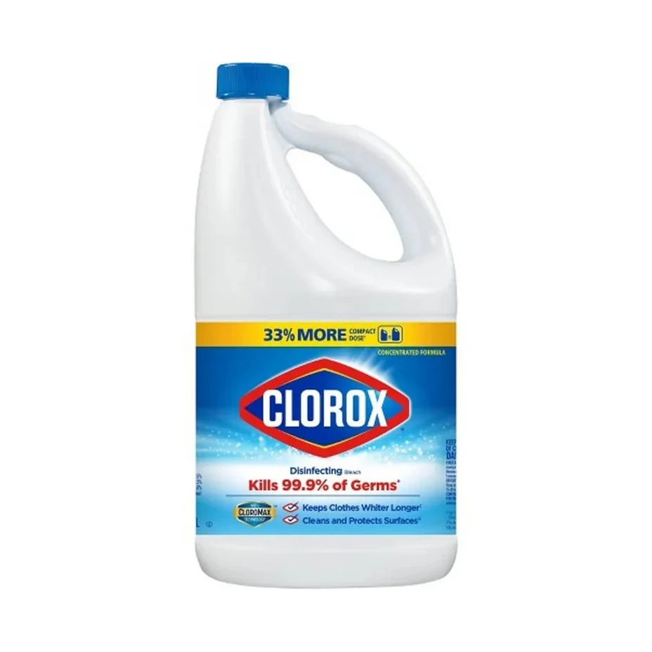 Clorox- Disinfecting Liquid Bleach Regular Scent 121 fl oz - cleaning Bleach