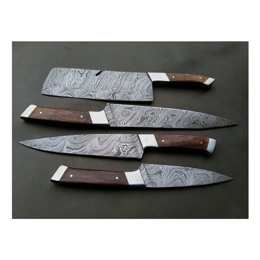 Classical Hot Selling 8pcs Kitchen Damascus Steel 67 Layers Cooking Knife Set Factory Low Moq Designer Kitchen Knife Set