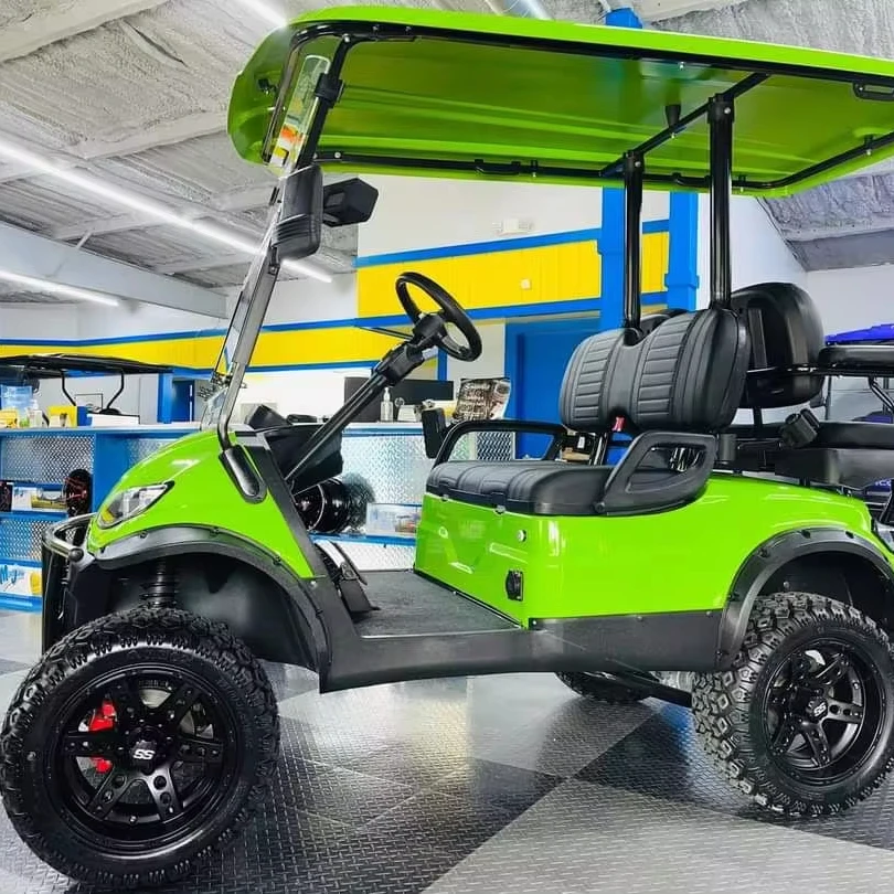 New Design 2024  Wholesale Golf Cart Electric Utility Vehicle Golf Cart 4 Seater Golf Cart Electric Scooters Ready For Export