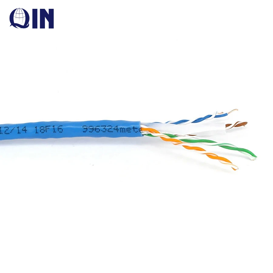 AWP Factory lowest price Bare Copper network cable 2/4pairs 24awg UTP Cat6 cable 305m wholesale