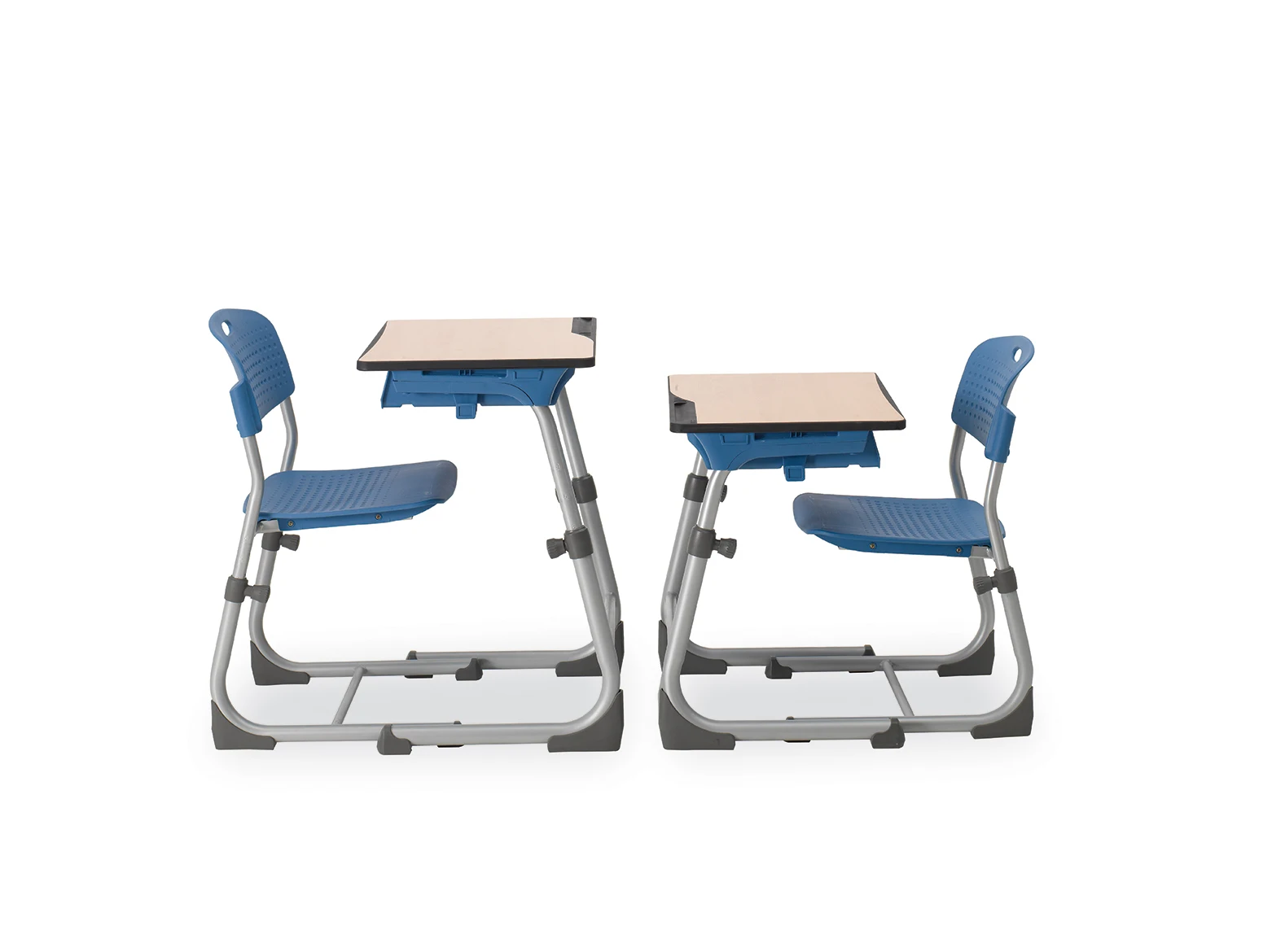 School Desk and Chair Made in Korea Height Adjustable Table and Chair Set for Students Classroom Furniture School Desk and Chair