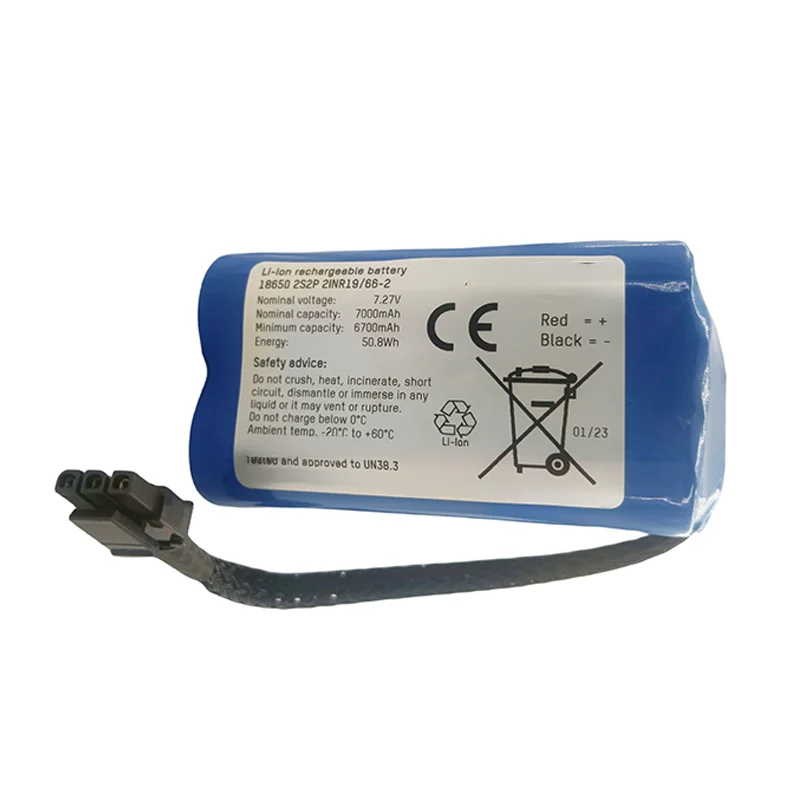 Lithium ion rechargeable batteries large capacity 2S2P 7000mAh 3.7v 18650 7000mah battery pack for small electronics