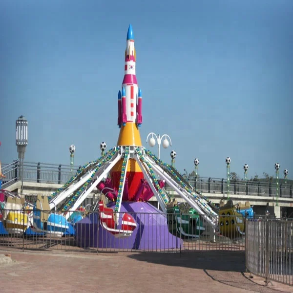 Qiangli original factory Popular Flying Elephant Ride Children Swing Ride Self-control Airplane Rides for Sale