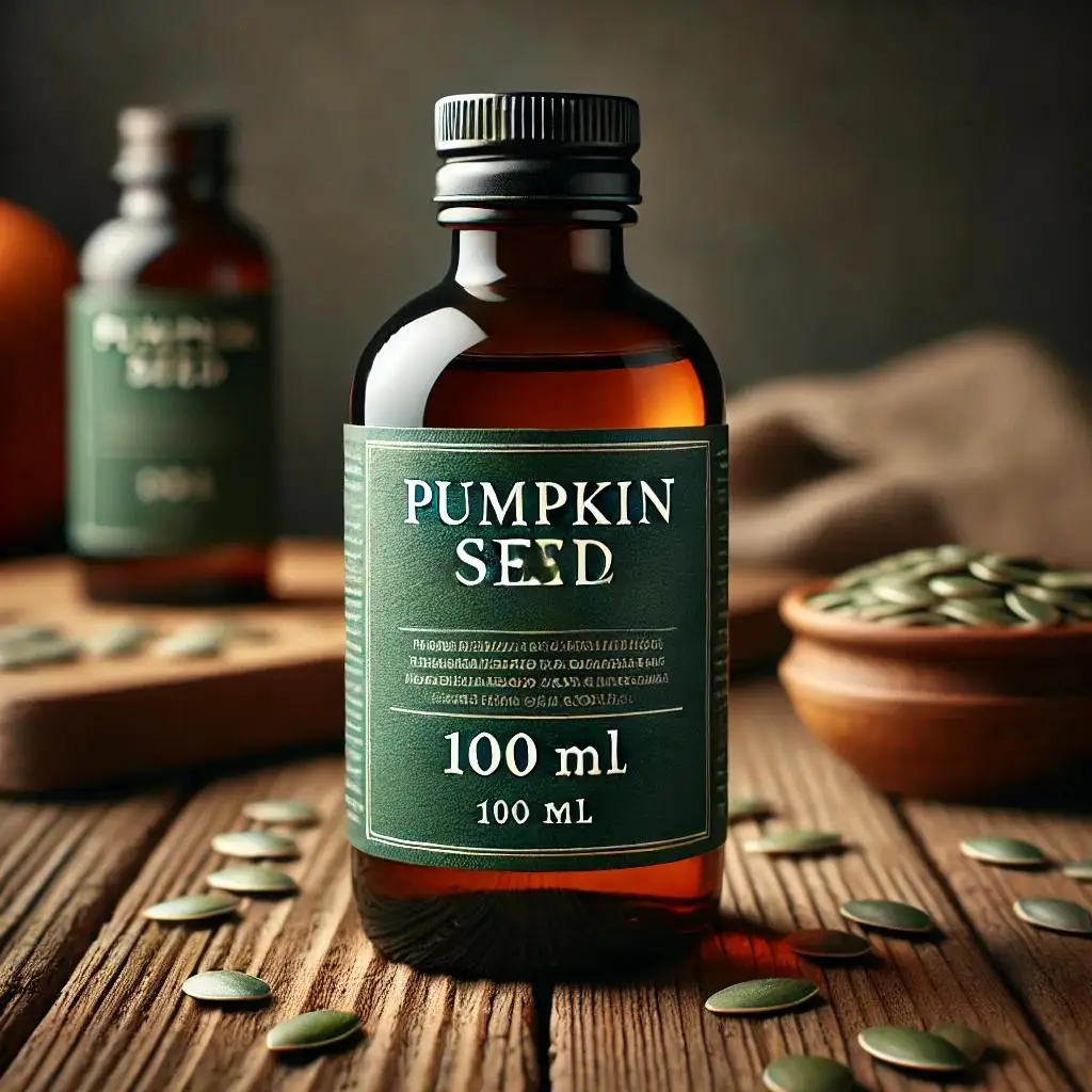 100% Pure Natural Cold Pressed Pumpkin Seed Oil 100ml Additive-Free Herbal Extract from Seeds