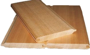 Wholesale Decoration Wooden Board Red Cedar Outdoor Exterior Cedar Cladding Shiplap Wood Siding Hotel Exterior