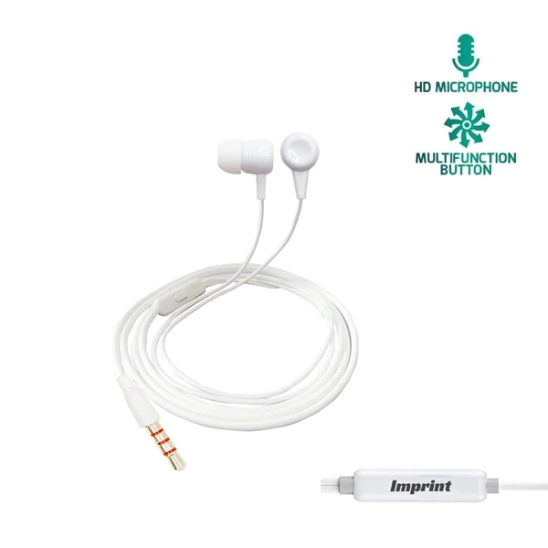 Wired Earbuds with Integrated Microphone for Seamless Communication and Superior Audio Quality