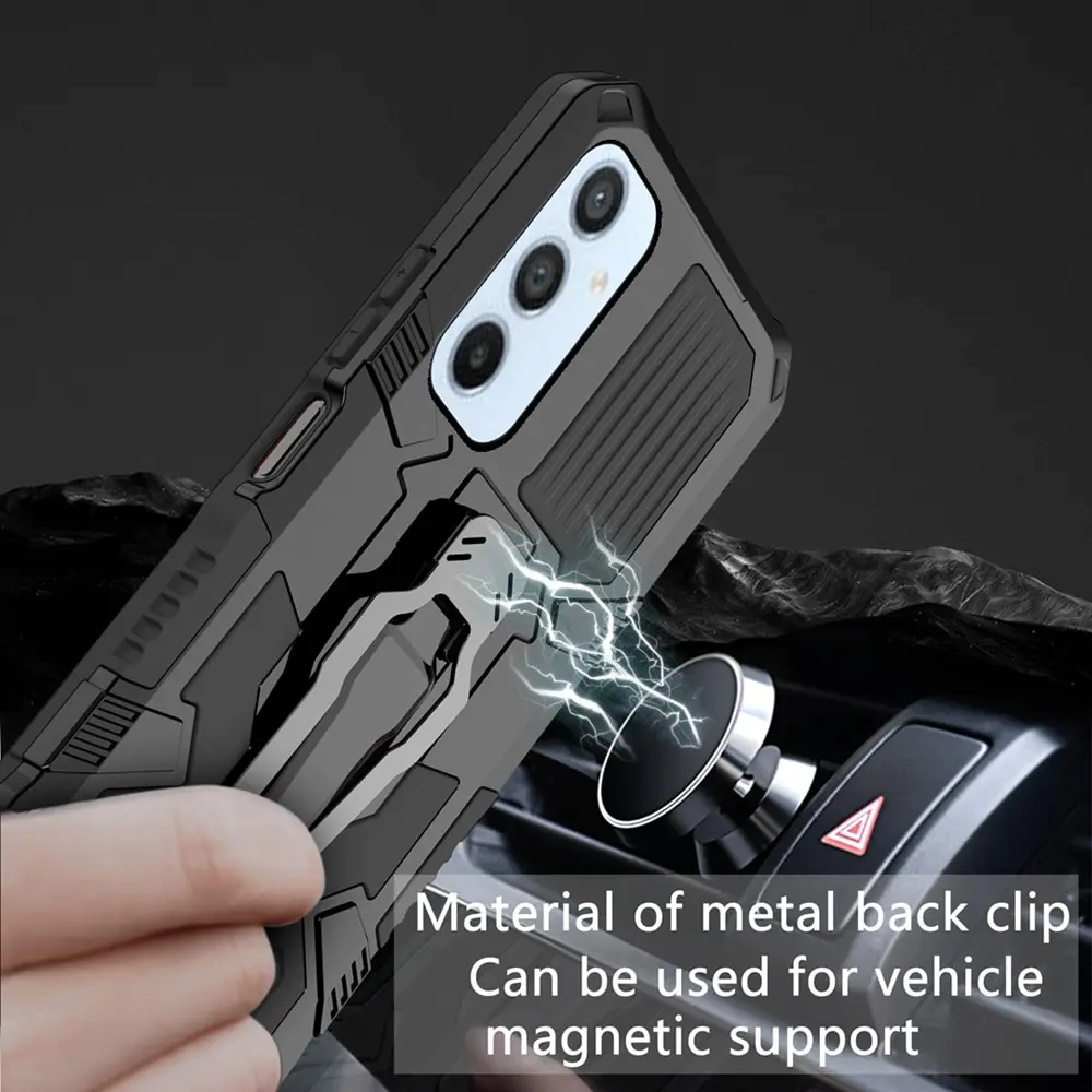 Outdoor Heavy Durty Shockproof 3 in 1 Case with Holder Kickstand for Samsung galaxy A24 A54 A34 A23 S24 S23 S22 S21 Plus A33 4G