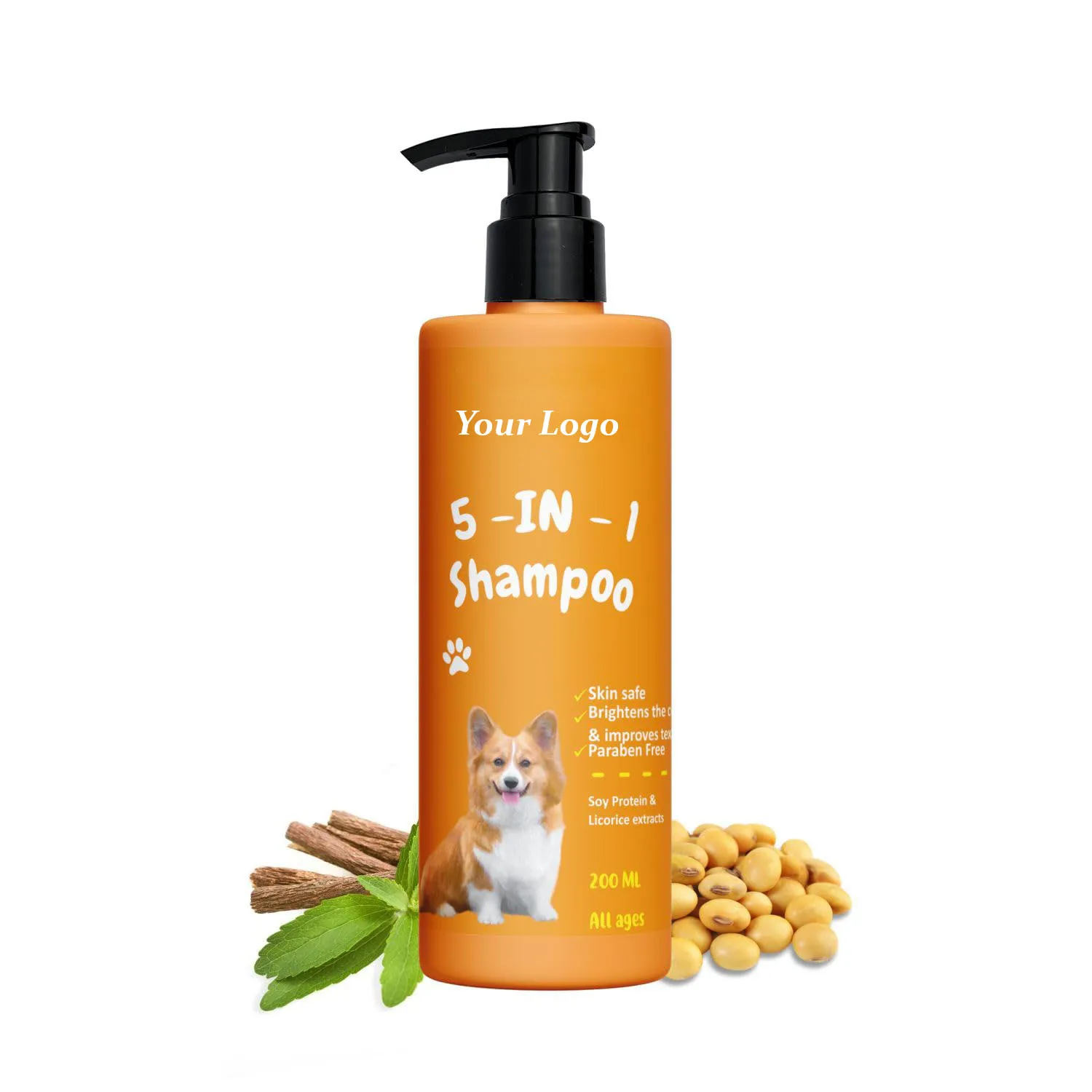 Wholesale  Private Label Dog Shampoo Aloe Vera and Lemongrass Natural Pet Care Grooming Shampoo for Tick & Flea Bulk Order