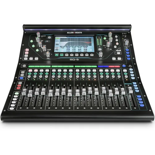 BEST OFFER 100% Allen & Heath SQ-5 48-Channel / 36-Bus Digital Mixer with 16+1 Motorized Faders
