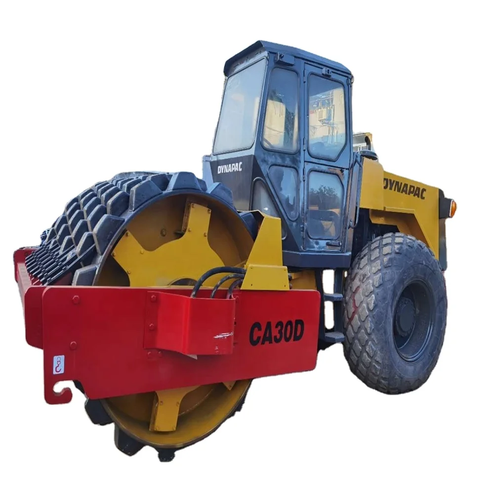 Original 14 tons Used Dynapac CA30D vibration roller compactor with sheep foot