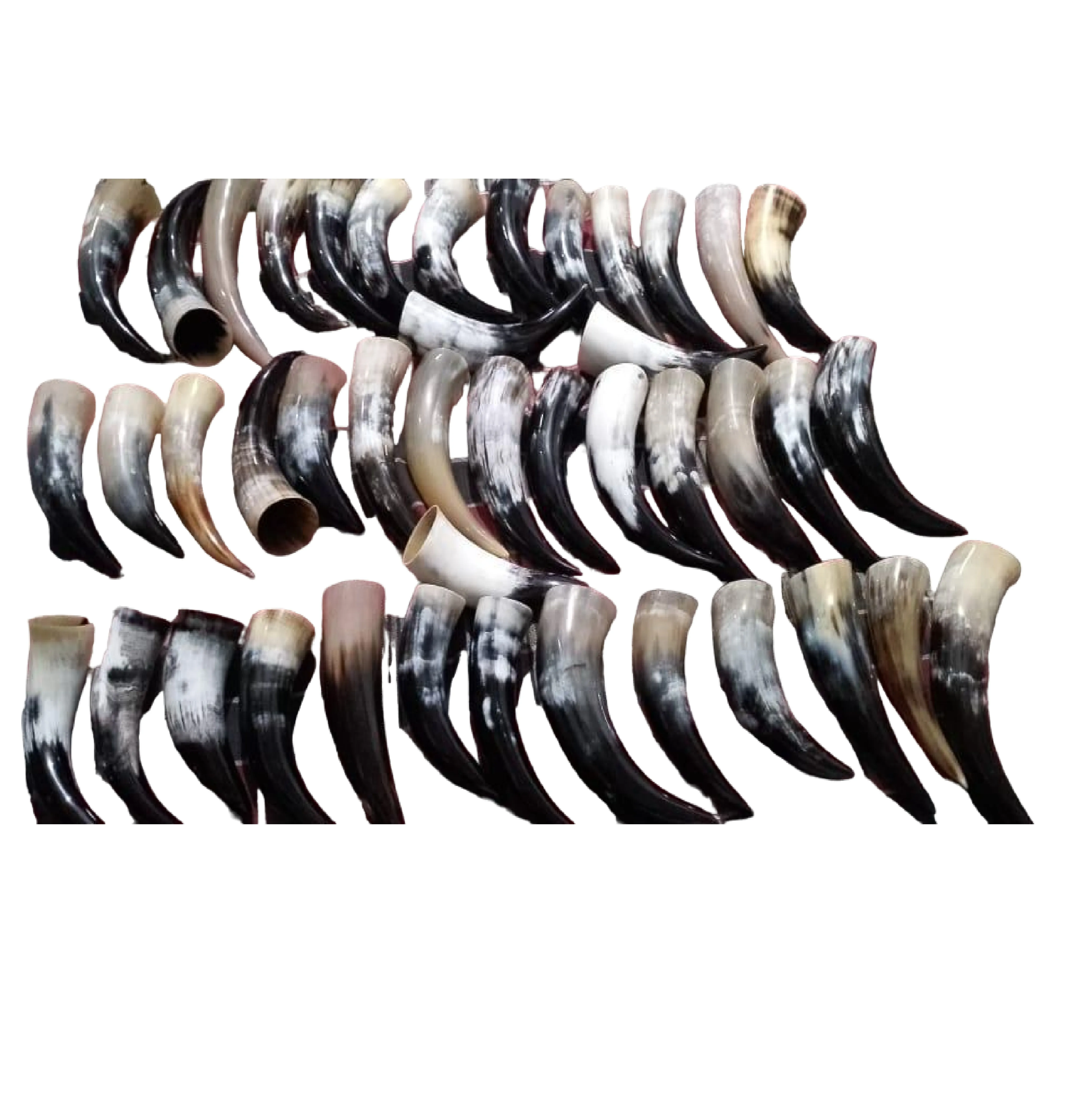 Top Quality Buffalo Horn Low Prices Hand Blown Professional Supply Personalized Horn Shape Beer Glass Wholesale Form India