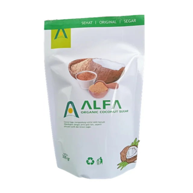 Собственная Марка органического кокосового сахара 200 г из Индонезии