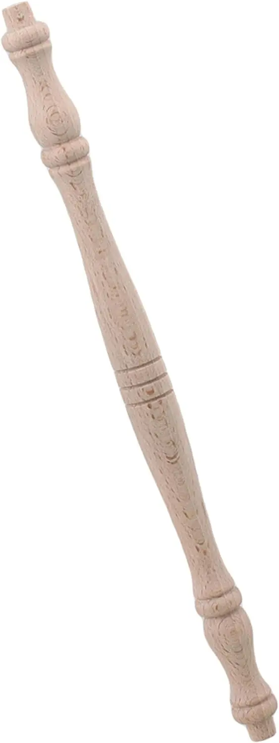 Wood Spindles 10.82inch/27.5cm Length Unpainted Baluster for Home Decorative Craft Set of 4