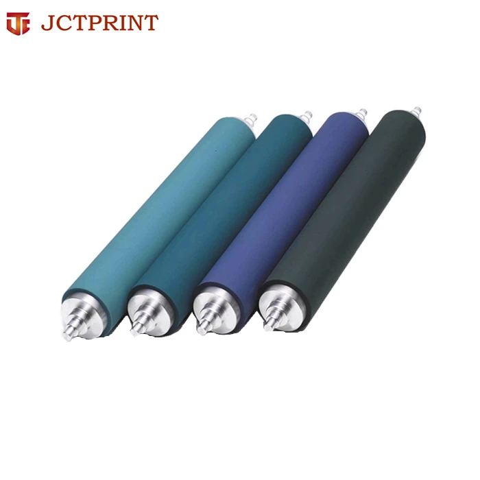 Rubber roller out feed for wood planer for paper making