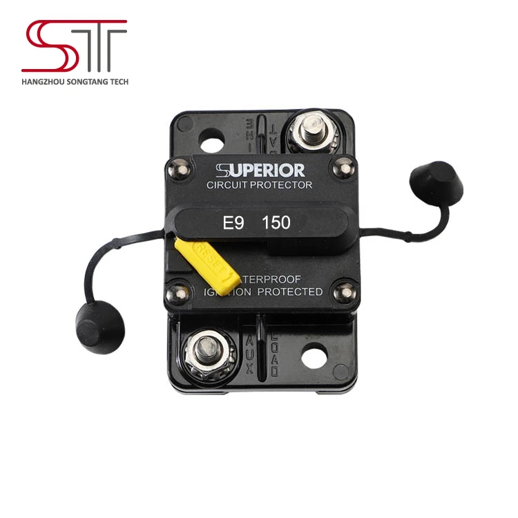 E98 150A manual reset switchable waterproof electrical car circuit breaker