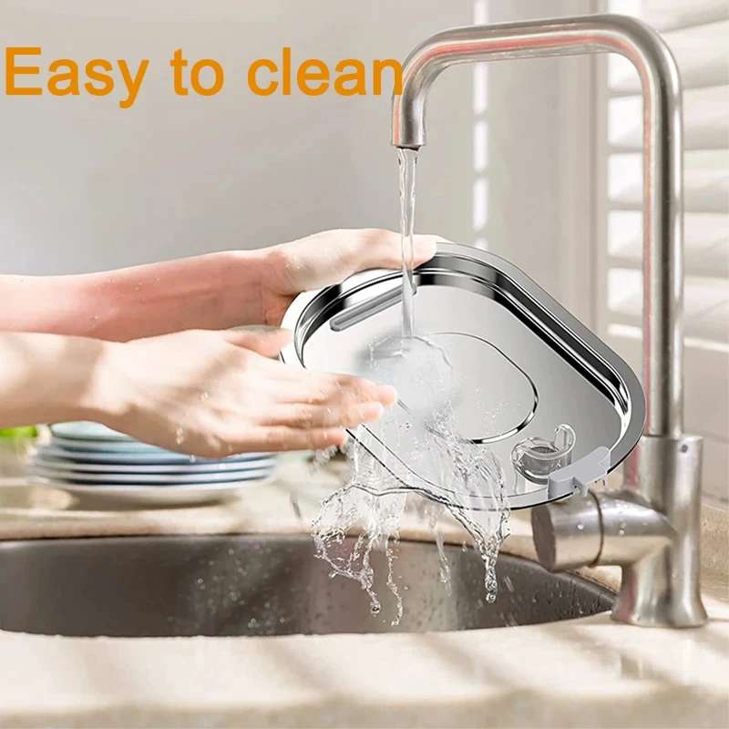 3.2L Stainless Steel Cat Fountain with Water Level Window USB Charging Sensor Pet Water Fountain Cat Dog Water Dispenser for Cat