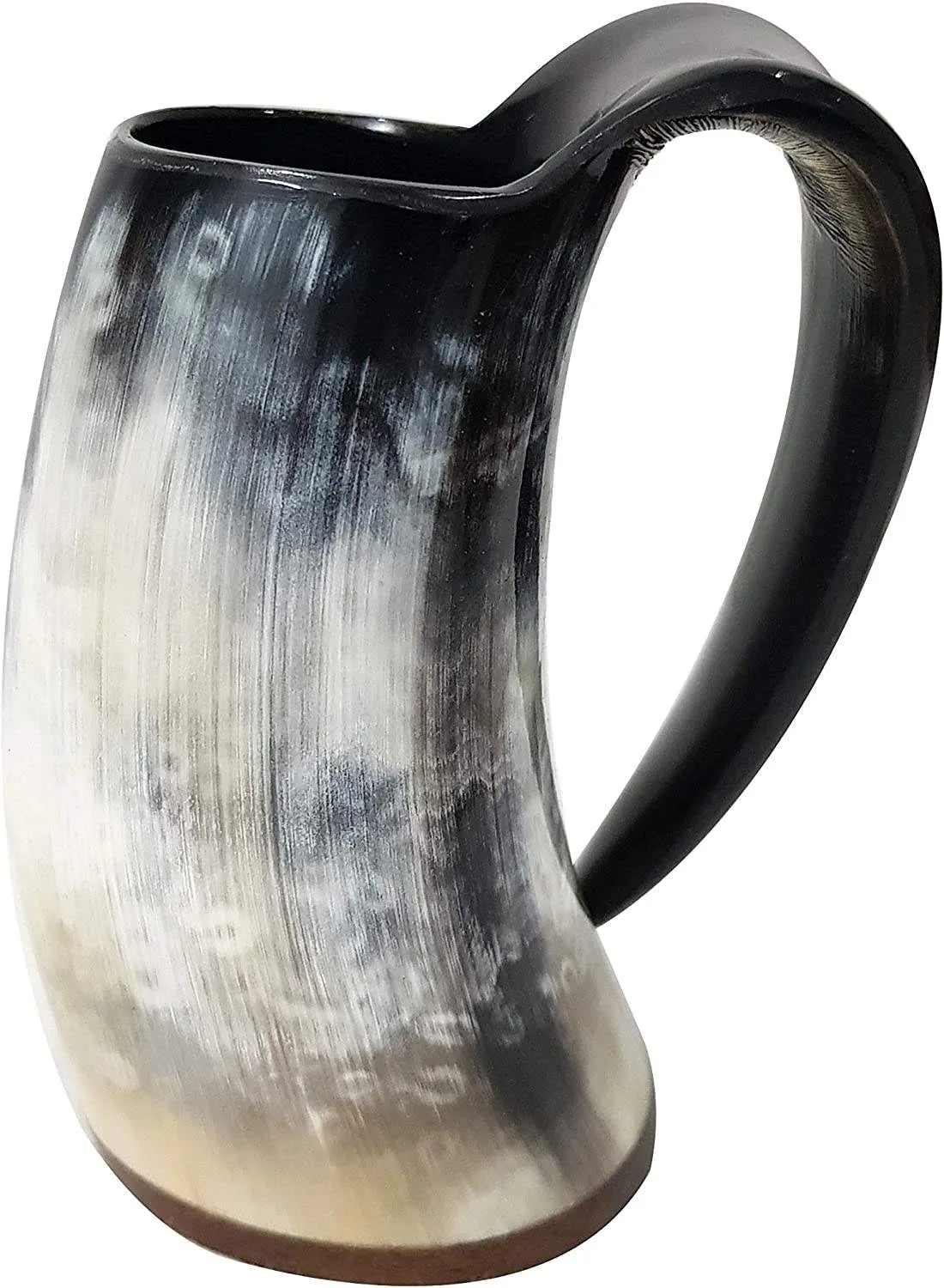 best artical  showpices viking drinking horn mug natural horn mug real handicraft handmade by skyhigh overseas