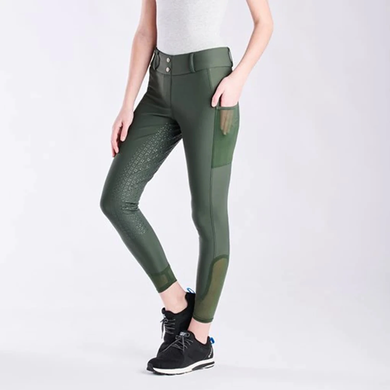 High Quality Custom Equestrian Breeches Men Horse Riding Breeches Riding Leggings Tights