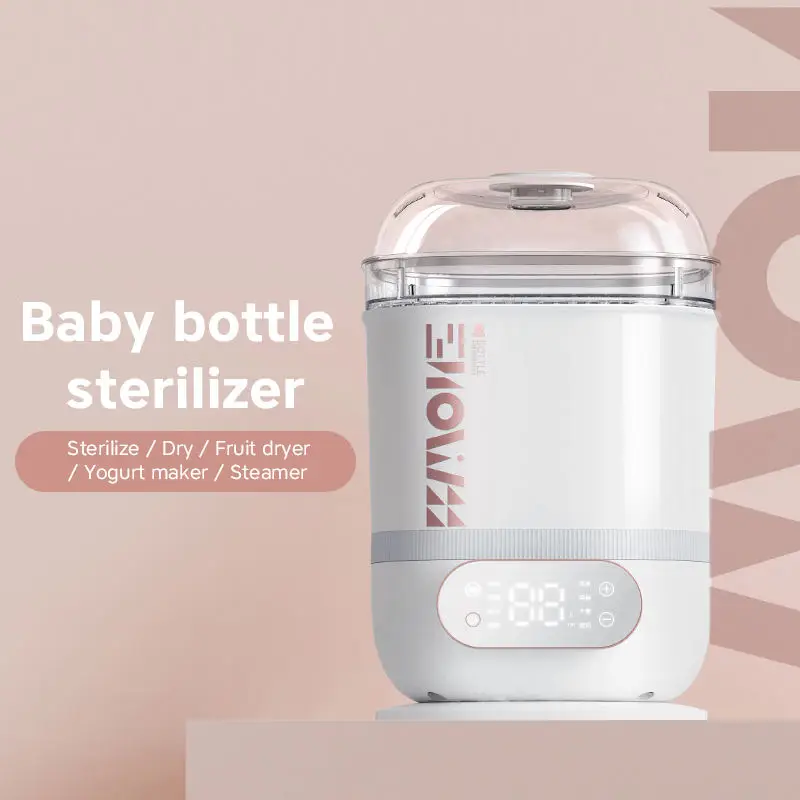 3 in 1 Automatic Electric Baby Milk Bottle Warmer Steriliser And Dryer Household Baby Feeding Bottle Steam Sterilizer