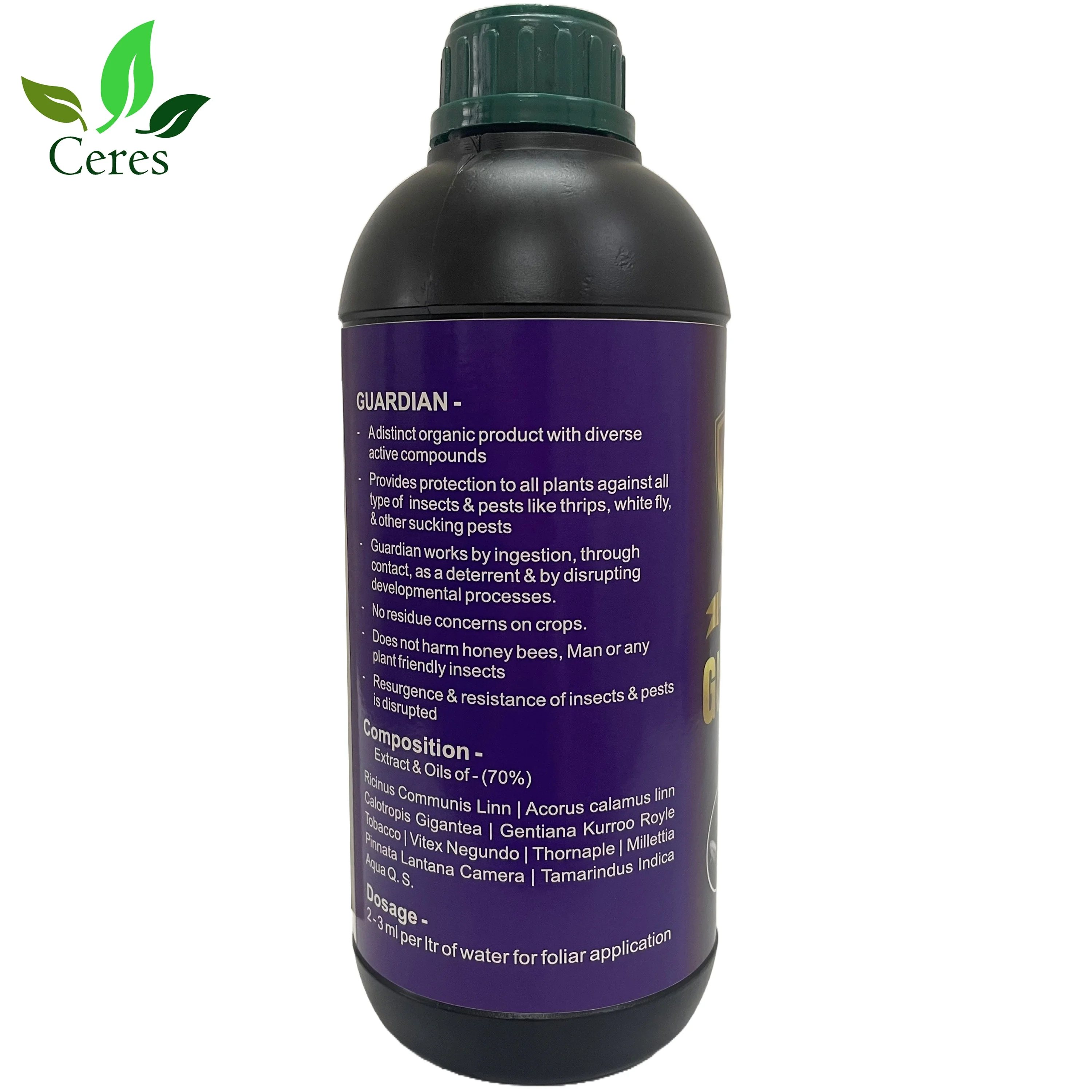 Export Quality Organic GUARDIAN Agricultural Bio Pesticide For Plants Tomato Available in Bulk Quantity for Export
