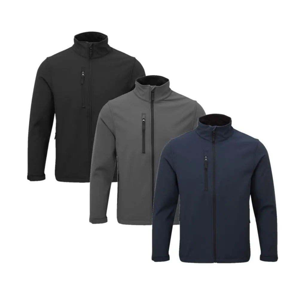 Softshell Jacket Four Way Stretch Softshell Polyester 3 Layer Softshell Waterproof Breathable Windproof Jacket
