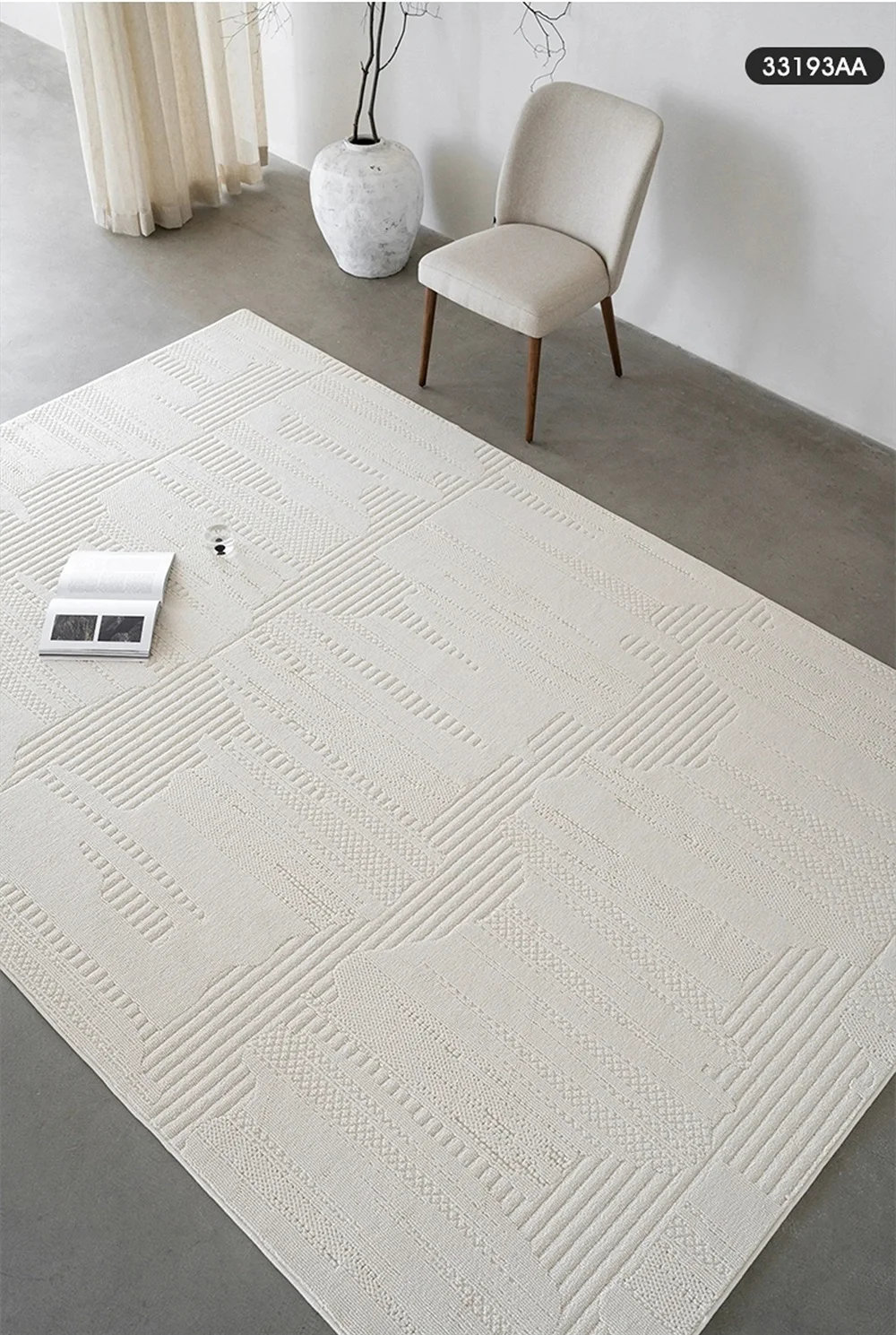 Solid Color Jacquard Carpet Roll Water Proof And Anti Stain Living Room Rugs Hot Sale