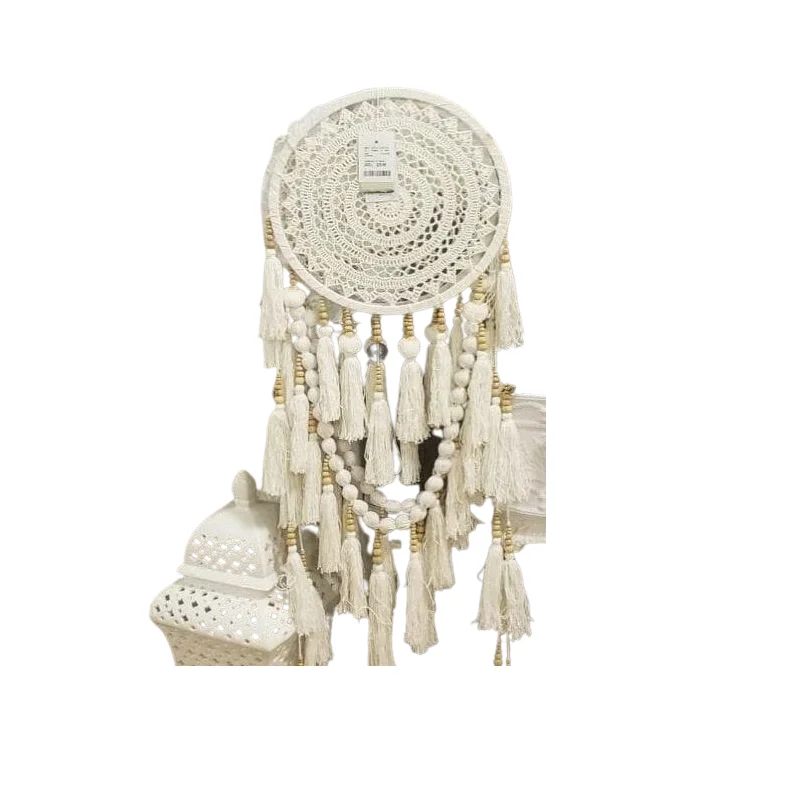 High Quality Wolf Head Dream Catcher Home Wall Decoration Natural Feather Pendant Macrame Big Dream Catcher For India Supplies